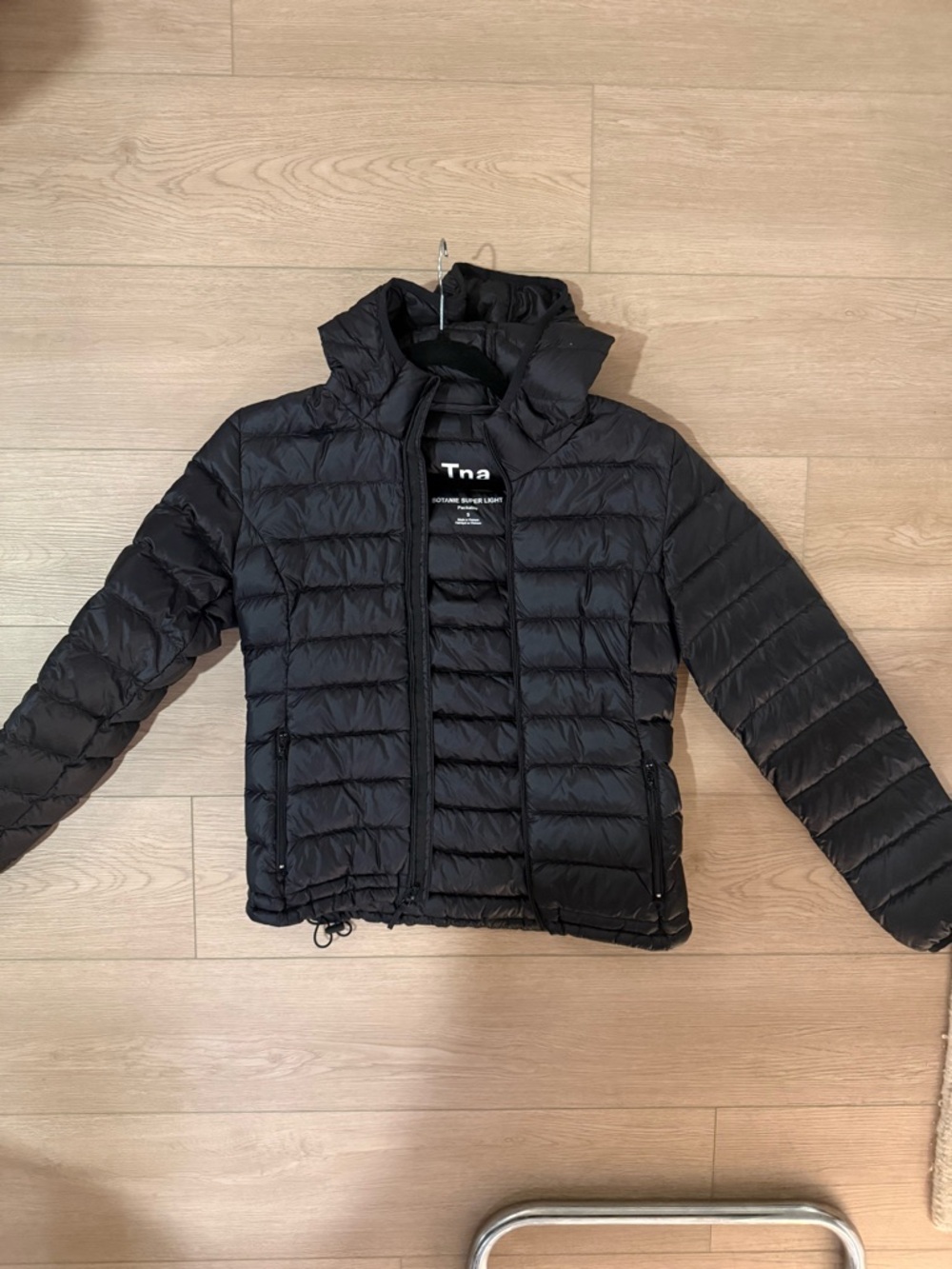 Tna Black Packable Puffer Jacket